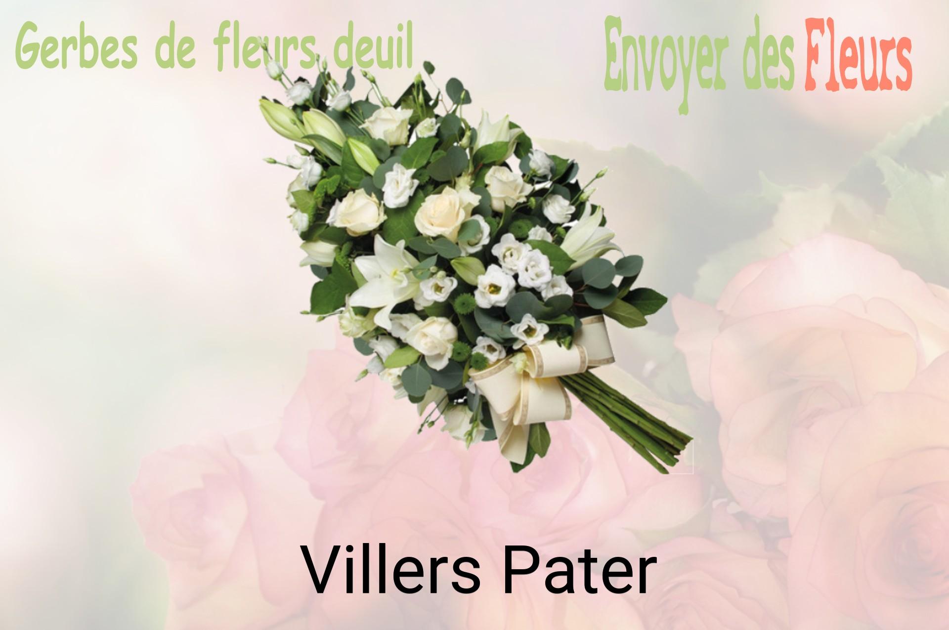 Gerbe de fleurs de deuil livrée à Villers-Pater